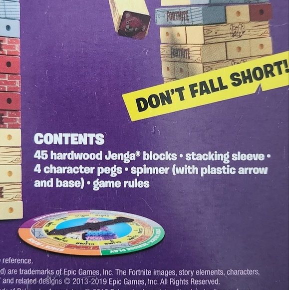 🧱🎮 Jenga: Fortnite Edition – Multicolor Tower Game Classic Stacking Video Game - Picture 16 of 16